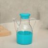 1pc Household Soy Sauce Vinegar Seasoning Bottle Anti-spill Oil Kitchen Supplies Plastic Seasoning Bottle Sesame Oil Sesame Oil Pot Bottle - Blue