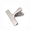 Large Chip Bag Clip Stainless Steel Heavy Duty Food Clip Great for Air Tight Seal Grip on Coffee & Bread Bags Kitchen Home Office Usage - stainless st