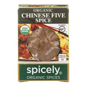 Spicely Organics - Organic Chinese 5 Spice Seasoning - Case Of 6 - 0.4 Oz. - Default