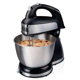 4qt Hand/Stand Mixer - black