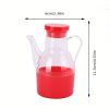 1pc Household Soy Sauce Vinegar Seasoning Bottle Anti-spill Oil Kitchen Supplies Plastic Seasoning Bottle Sesame Oil Sesame Oil Pot Bottle - Blue