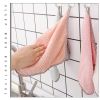 4pcs Thickened Dish Towel; Hanging Hand Towels; Kitchen Rag With Hanging Loop; Bathroom Hand Towels - 4pcs