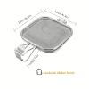 Sandwich Toaster Bread Grill Net Stainless Steel Sandwich Grilling Basket Foldable Sandwich Baking Tool Oven Food Grill Rack - Variant1