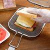 Sandwich Toaster Bread Grill Net Stainless Steel Sandwich Grilling Basket Foldable Sandwich Baking Tool Oven Food Grill Rack - Variant1