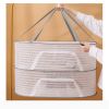 1pc Drying Rack 1-3 Layers Folding Fish Mesh; Non-Toxic Polyester Fiber Netting; Hanging Drying Fish Net; For Shrimp Fish Fruit Vegetables Herb; With