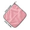 4pcs Thickened Dish Towel; Hanging Hand Towels; Kitchen Rag With Hanging Loop; Bathroom Hand Towels - 4pcs