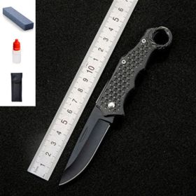 Folding Paw Training Portable High Hardness Self-defense Multi-functional Survival Split Express Cutter (Option: 03Style-Black)